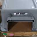Petmate Sky Kennel - For Air and Travel, Airline Approved Dog Crate for Pets 90-125 lbs, Heavy Duty Dog Kennel, Made in the USA- 48 Inches, Grey