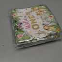 Wild One Birthday Party Supplies for 40 Guests - 80 Pcs Jungle Safari Theme Disposable Plates & Napkins Set, 7" Floral Animal Plates and Napkins for Girl’s 1st Birthday,Baby Shower,Jungle Theme Party