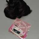 SOFEIYAN Human Hair Bun 100% Real Human Hair 16g Messy Bun Natural Tousled Stretchy Fluffy Donut Updo Elegant Chignon with Elastic Rubber Band Fake Bun Hair Piece for Women - Medium Brown (1PCS)