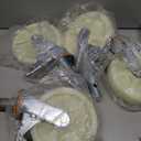 8"x 2" Scaffolding Caster Wheels with Dual Locking Swivel Stem Casters, 360 Degree Rotation, 4400 LB Capacity, 4 Packs