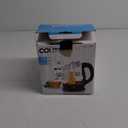 Courant 1.5 Liter Kettle Red Stainless Steel Cordless Electric Kettle with 360 Degree Rotational Body, Automatic Safety Shut-Off, Perfect for Tea/Coffee/Hot Chocolate/Soup/Hot Water