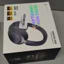 HAYLOU S40 Noise Cancelling Headphones Over Ear, 50dB Hybrid ANC with Multiple Modes, LDAC Hi-Res Wireless Audio, 90H Playtime, Custom EQ via App, Bluetooth 6.0 Multipoint Connect, 5 HD Mics Call (Black)