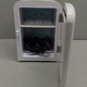 Antarctic Star Compact Refrigerator, Portable Mini Fridge, Skin Care 4L Capacity/6 Cans, for Bedroom, Car, Office & Dorm, Small Cooler for Cosmetics, Beverage and Food, White