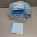 Amazon Basics Scented Dog and Puppy Pee Pads, 5-Layer Leak-Proof Super Absorbent, Quick-Dry Surface, Potty Training, Regular (22x22"), 100 Count, Blue & White