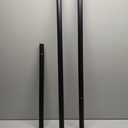 11.8 Inch Matte Black Threaded Extension Rod for Pendant Light, Island Lighting, Chandeliers, Celing Lighting Fixture downrods & Stems