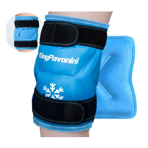 Knee Ice Pack Wrap Adjustable Ice Pack for Knees Surgery, Replacement, Arthritis Pain, ACL, Sports Injuries, Post Surgery, for Long Duration, 2 Pack