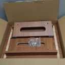 Step Stool, Bed Steps for High Beds for Adults with Non-Slip Rubber Stepping Surface and Handles, 450 LBS Capacity for Bedroom Kitchen Bathroom, or Bedside, Senior Support (Brown)