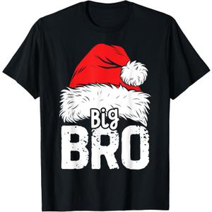 Brother Big Santa Christmas Family Matching Pyjamas Xmas Bro T-Shirt