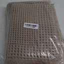 MIULEE Set of 2 Waffle Bathroom Rugs, Boho Bath Rug Super Absorbent, Non Slip Washable Ultra Soft Rubber Backed Shower Bath Mats for Floor, Tub, Shower, Bordered Design, Brown, 17"x24"+18"x30"