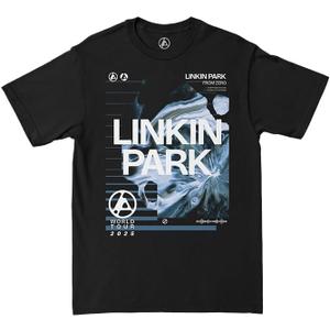 Linkin Park Unisex-Adult Standard (Medium, Washed Black)