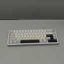 YUNZII AL66 Wireless Mechanical Keyboard,Full Aluminum CNC,65% Knob Control,Bluetooth/2.4G/Wired,Hot Swappable Pre-lubed Switches,Gasket Mounted RGB for Win/Mac(Milk Switch, Silver)