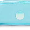 Kipling Gitroy Metallic Pencil Case Sea Blue Met