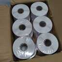 Labelchoice 3-Proof 2"x1" Direct Thermal Barcode Labels Rolls for Zebra LP2824 ZD411 ZD410 ZD421 ZD420 GK420D, 12 Rolls 15600 Pcs Waterproof Return Address Label Used with Rollo MUNBYN Desktop Printer