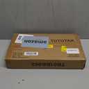 TUTOTAK Small Side Table, Narrow End Table, Skinny Sofa Table, Slim Nightstand, Couch Table, Living Room, Bed Room, Brown TB01BB062 (2-Tier7.9"D x 15.8"W x 22.5"H)