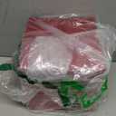 UNIQOOO 1 Box Red Glitter Xmas Gift Box Set with Lid, Assorted Size, Square Nested Wedding Keepsake Boxes, Holiday Paper Box Tower For Birthday Party, Mother's Day Gift Wrap Packaging