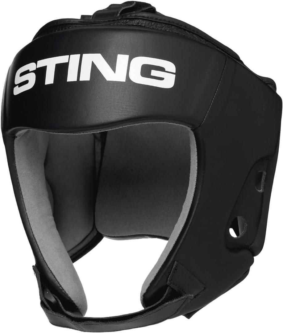 Gel Open Face Boxing Head Guard by STING, Medium