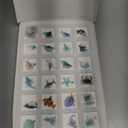 2025 Sea Glass Marine Life Advent Calendar, 24 Days Ocean-themed Christmas Countdown with 24 Realistic Ocean Animals Decoration, for Kids Collectors