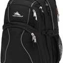 High Sierra Swerve Laptop Backpack, Black, One Size (19 x 13 x 7.75-Inch)