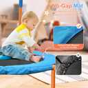 ATIVAFIT 36-Inch Toddler Trampoline with Foam Handle, Foldable Indoor Outdoor Mini Rebounder for Kids Ages 26
