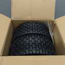 13x5.00-6 Tire and Inner Tube Set, TR-13 Straight Valve Stem, Replacement Riding Mower Front Wheel Assembly, 2 Pack