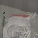 Nakamichi Excel Series 24k Gold Plated Banana Plug with (10 Feet) Speaker Cable Wire 99.9% OxygenFree Copper (OFC) Heavy Duty Braided inWall CL2 Rated  White (12AWG / 10ft / 3.0m) 2Pack