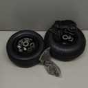 LTNICER (2-Pack) 11x4.00-5 Lawn Mower Tires, 11x4.00-5 Tire and Wheel Assembly Universal Lawn Mower/Yard Tractor Turf Tires 4 Ply - 3.4” Centered Hub with 3/4” Bushing