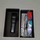 Dog Clippers for Grooming for Thick Heavy Coats, Professional Low Noise Dog Grooming Clippers Supplies Kit Rechargeable Stainless Steel Hair Trimmer with Ceramic Blade for Dogs Cats Pet (Silver)