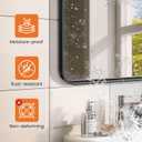 Sweetcrispy Bathroom Mirror 40x30 Inch, Vanity Mirror for Wall