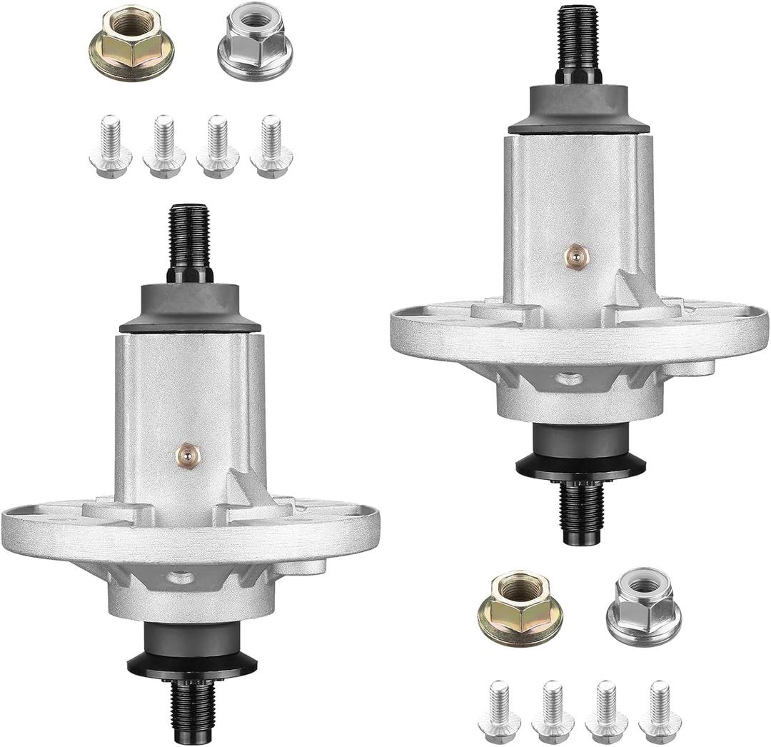 GY20454 Spindle Fit for John Deere Mower - Spindle Assembly Fit for John Deere LA135 LA115 LA125 LA105 LA130 D140 D130 D105 D110 L110 X110 42" 48" Lawn Mower Tractor, Replace GY20962, 2 Pack