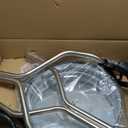 16.5" Pressure Washer Surface Cleaner with 304 Industrial-grade Stainless Steel Housing, Dual Handle, Driveway Pressure Washer Attachment, 2 Replacement Nozzles, for Concrete, Sidewalk, Deck, 4500 PSI