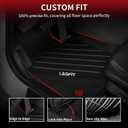 LASFIT 2018-2024 BMW X3 Floor Mats & Trunk Mat, Custom Fit TPE All Weather Car Liners Full Set for x3 30i/M/M40i/M Competition Accessories, Waterproof & Anti-Slip (Don't Fit X3 30e)
