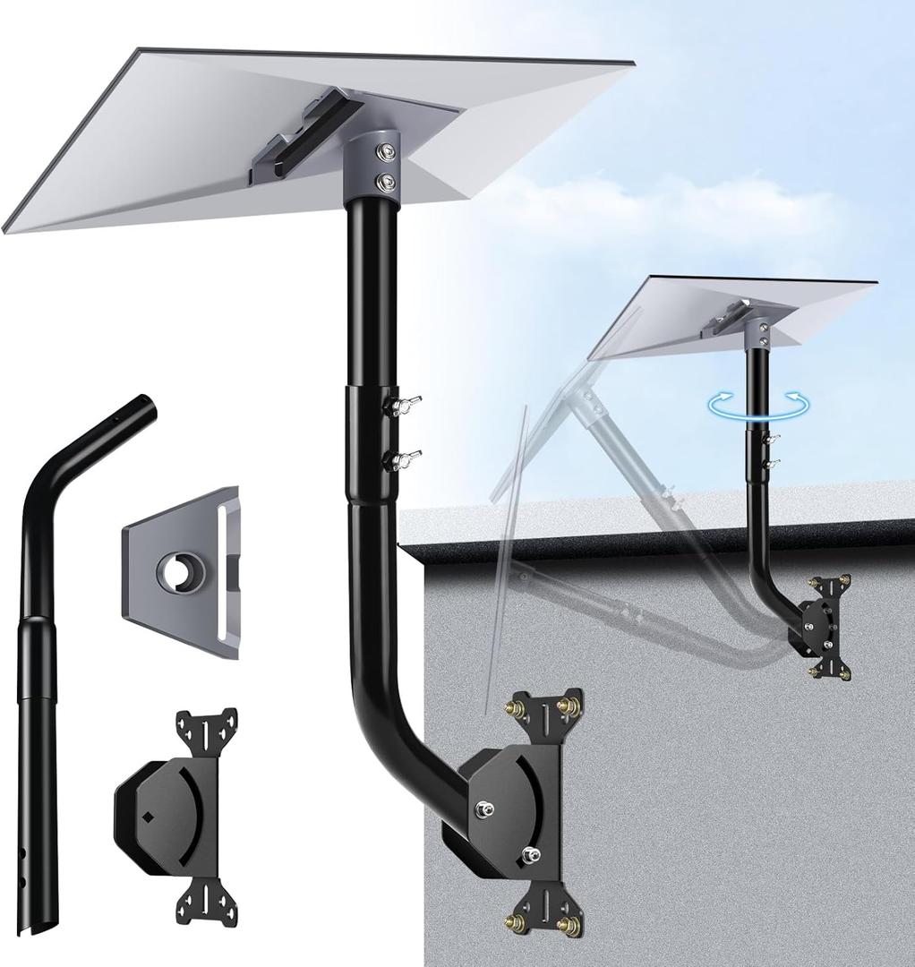Gen 3 Starlink Mount, Adjustable Starlink Gen 3 Mount, Starlink Mounting Kit for V3 Starlink Standard Dish-Include Starlink Gen 3 Pipe Adapter