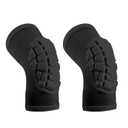 Basketball knee pads, compression leg covers for teenagers and adults, wrestling knee pads, football volleyball, pickleball, weightlifting knee pads (1 pair) (Short black, X-Large)