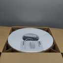 Low Profile Ceiling Fans with Lights, 20" Flush Mount Ceiling Fan with Light, Boho Bladeless with 6 Speeds, Rattan Remote Control for Bedroom, Nursery, Living Room