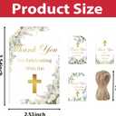 120 PCS Christian Gift Tags with String - Christian Gifts for Women Men Bible Gifts for Girls Bible Accessories for Women Faith Based Gift for Women Baptism Party Favors Thank You Religious GIF Tags