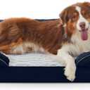 FURTIME Orthopedic Dog Bed for Medium Dogs - Washable Dog Sofa Beds Medium, Supportive Foam Pet Bed with Removable Washable Cover, Waterproof Lining and Nonskid Bottom, Navy Blue
(44.0"L x 32.0"W x 6.5"Th)