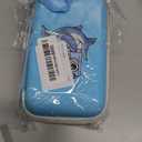 Kids Camera Case for ESOXOFFORE/Yisdo/TIATUA/Gofunly/Dylanto/Alotwan/GKTZ Instant Print Camera Toddler Digital Paper Storage Bag Christmas Gifts and Birthday Gifts for Boys (Box Only- Blue) (Blue - Cool Shark)