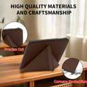 Fit for Kobo Libra H2O Case e-Reader, Lightweight Premium PU Leather Protective Cover with Auto Sleep/Wake, Black. (Brown, One Size)