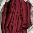 Good Sleep Bedding Egyptian Cotton - 4 Pc Cooling Bed Sheets, Solid Sateen Weave, Ultra Soft 16" Deep Pocket, Burgundy Queen Sheets Set