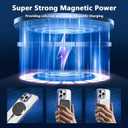 S. Tedazo Magnetic Case for iPhone 16 Pro Compatible with MagSafe & MIL-Grade Protection,Not Yellowing,Scratch-Resistant,Translucent Matte Back Slim Phone Cover for iPhone 16 Pro-Blue