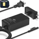 65W Surface Pro Laptop Charger for Microsoft Surface Pro 11 10 9 8 7+ X 7 6 5 4 3, Windows Surface Laptop 7 6 5 Studio 4 Go 3 2, Surface Go Tablet, Surface Book 2 1, Support 44W 36W, 10FT, Travel Case