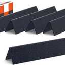 QuliMetal 17.5" Flavorizer Bars for Weber Genesis 300 Series Grill Parts, Genesis E310 E320 E330 S310 S320 S330 Front Control Grills, Heat Plate Shield Weber Genesis Parts Replacement 7620 7621,5 Pack