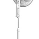 EZ-Chill 16 Oscillating Pedestal Fan, 3-speed Options, 90-Degree Oscillating Head, Adjustable Height and Tilt, Powerful Air Flow, White, MTSP15-16AZ