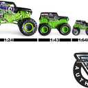Monster Jam, Official Grave Digger Retro Monster Truck, Collector Die-Cast Vehicle, 1:24 Scale, Kids Toys for Boys Ages 3 and up