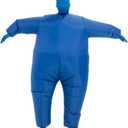 Inflatable Costume Adult,Blow Up Masquerade Jumpsuit,Full Body Party Suit,Halloween Costumes for Men Women (Blue)