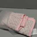 Mr. Sandman Weighted Blanket 2LBS 20 x 30 Inches, Minky Dots Heavy Blanket with Glass Beads, Soft and Cooling for School and Home, Pink