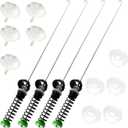 MVWX655DW2 WTW5000DW2 MVWC555DW1 WTW5000DW1 MVWC565FW1 Washer Suspension Rod kit fit for May.tag Whirlpool Washer MVWC565FW1 MVWC565FW2 WTW5000DW3 W10594080 W10748956 W10780040 W11130362 by TOMOON