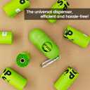 Ley's Compostable Dog Poop Bags, Plant-Based Biodegradable Doggie Waste Bags with Easy Tie Handles, Unscented, Vegetable-Based, Dog Bags Refill Rolls