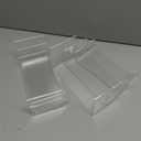 Aminigram Large Acrylic Display Risers, 2 Set - 6 Pack (12L~11.6L~11.2L) Collectibles Display Shelf, Acrylic Risers Display Stands for Show Figures, Cupcake, Perfume, Jewelry, Toys