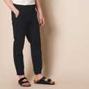 Amazon Essentials Men's Slim-Fit Cotton Joggers, Breathable X-Large, Black
